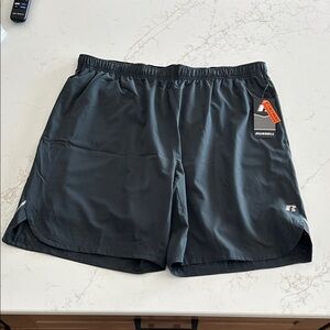 NWT Russell Athletic Dark Gray 2 in 1 Short with Boxer